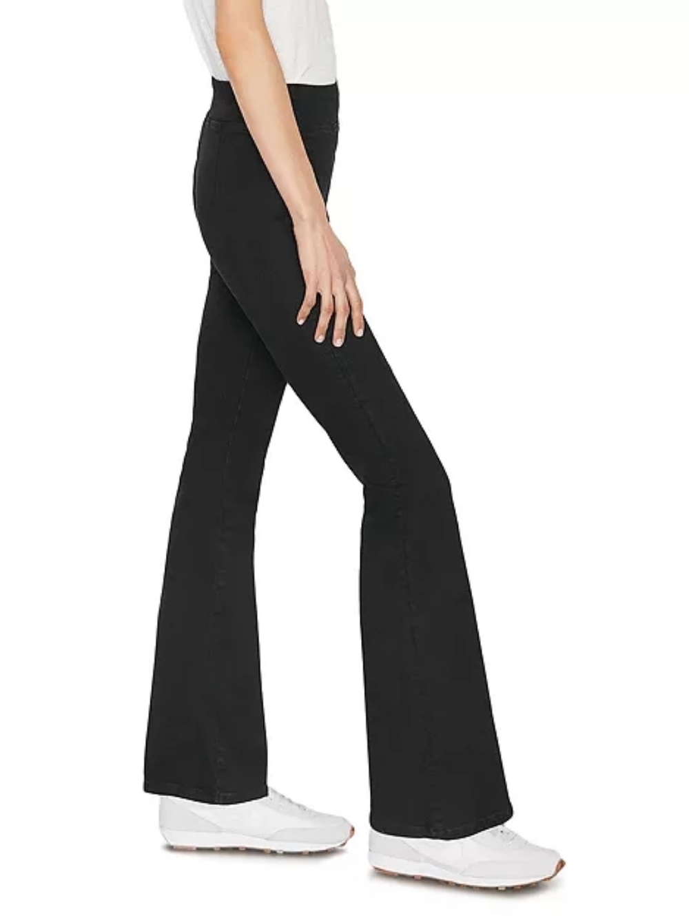 The Jetset High Rise Flare Jeans in Sheen Noir Size 1 Fits Sizes 25-29